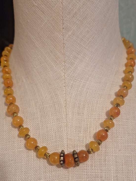 Jewelry - Carnelian Agate Beaded Necklace